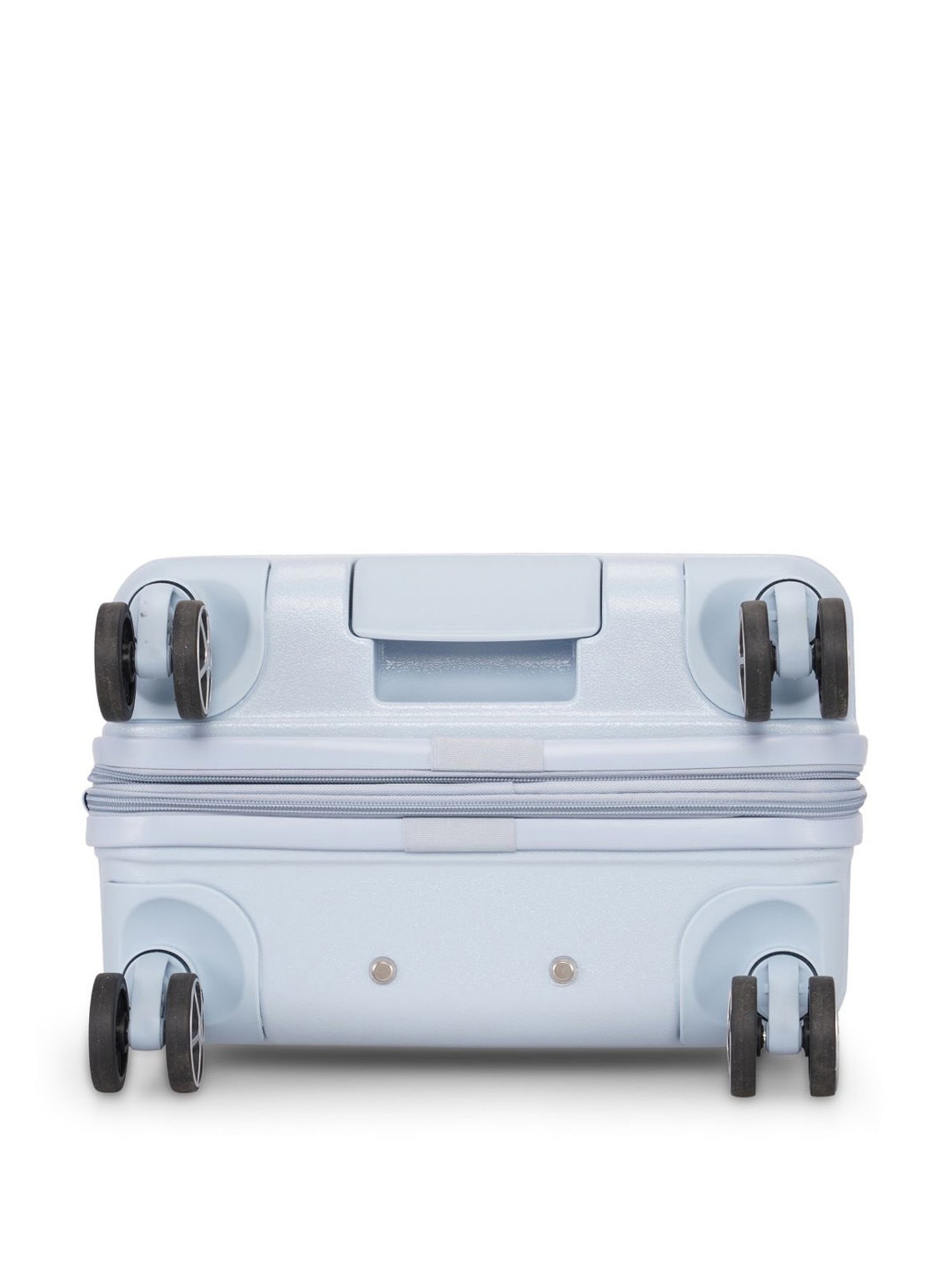 Calvin Klein Avenue Celestial Blue Textured Hard Cabin Trolley Bag - 52 cm