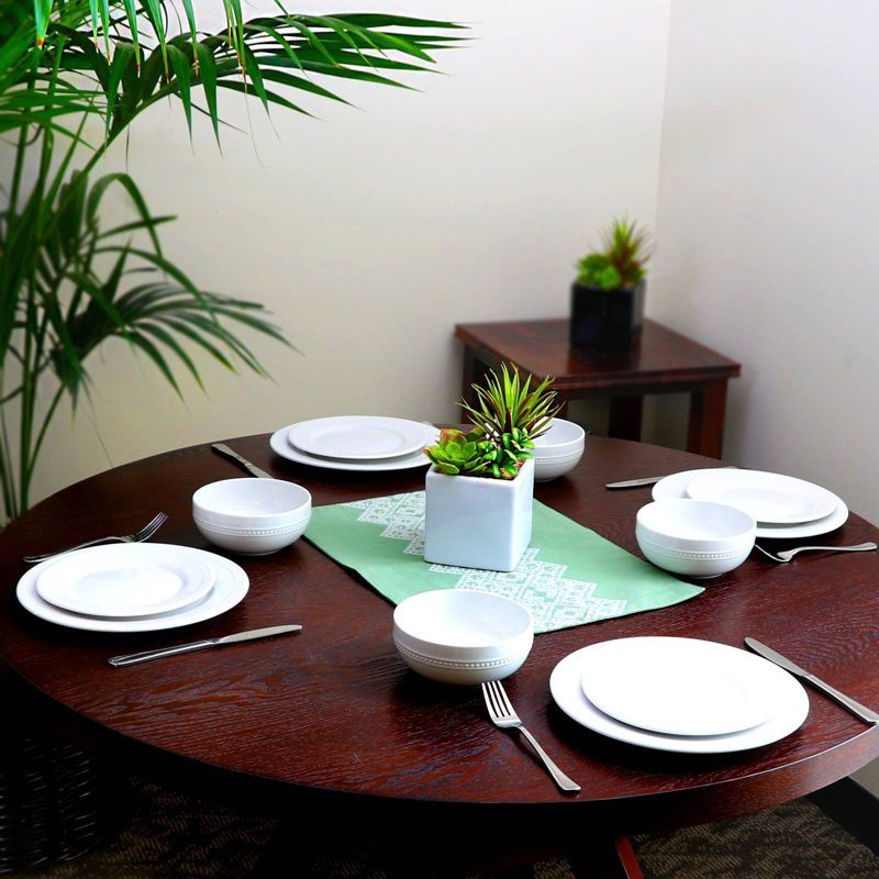 Gibson Home 12pc Ceramic Royal Palace Dinnerware Set