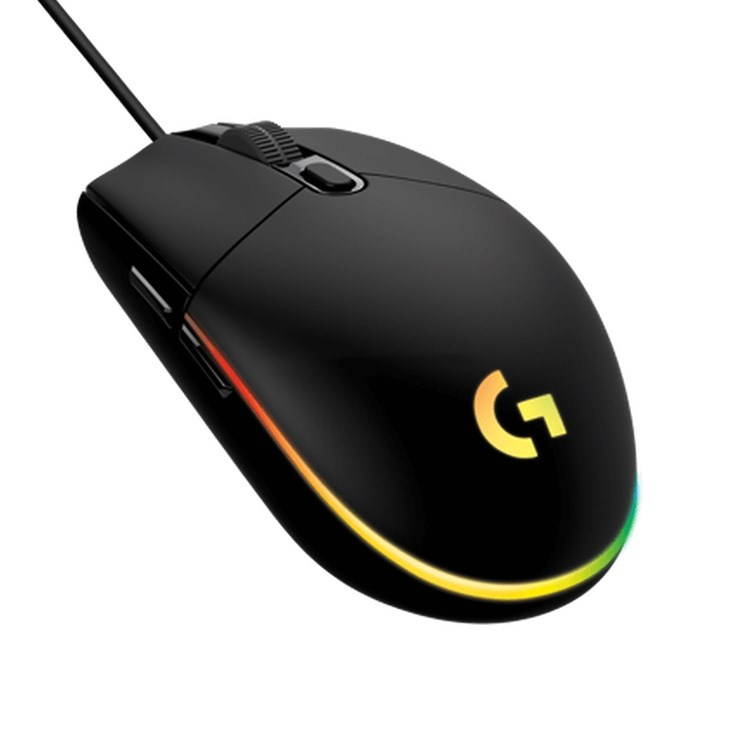 Logitech Mouse G102 LIGHTSYNC 8000 DPI 6 Buttons RGB Backlight USB Wired Optical Gaming Mouse(Black)