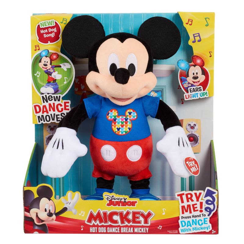Mickey Mouse Hot Dog Dance Break Plush