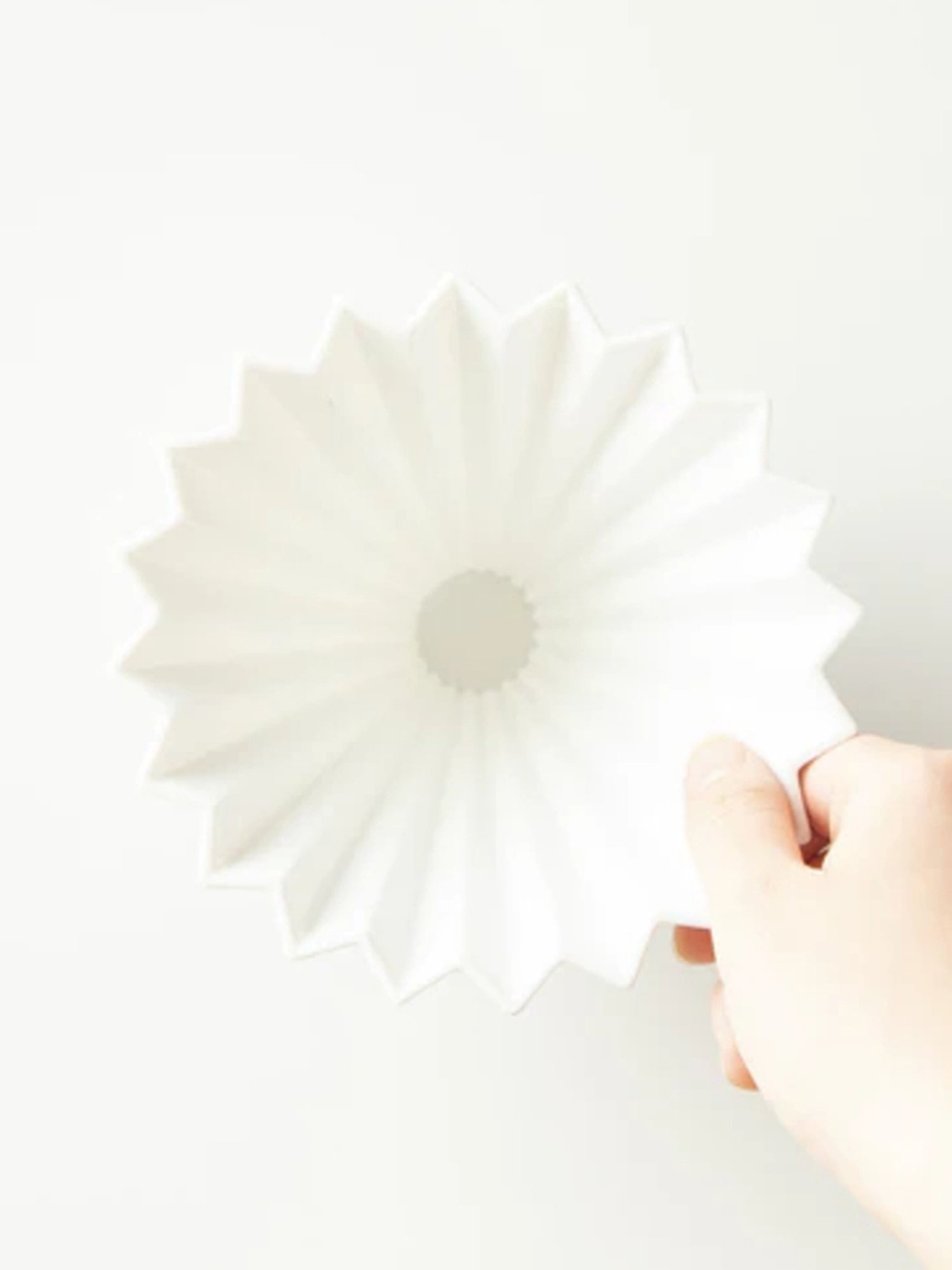 ORIGAMI Coffee Dripper Medium (White)