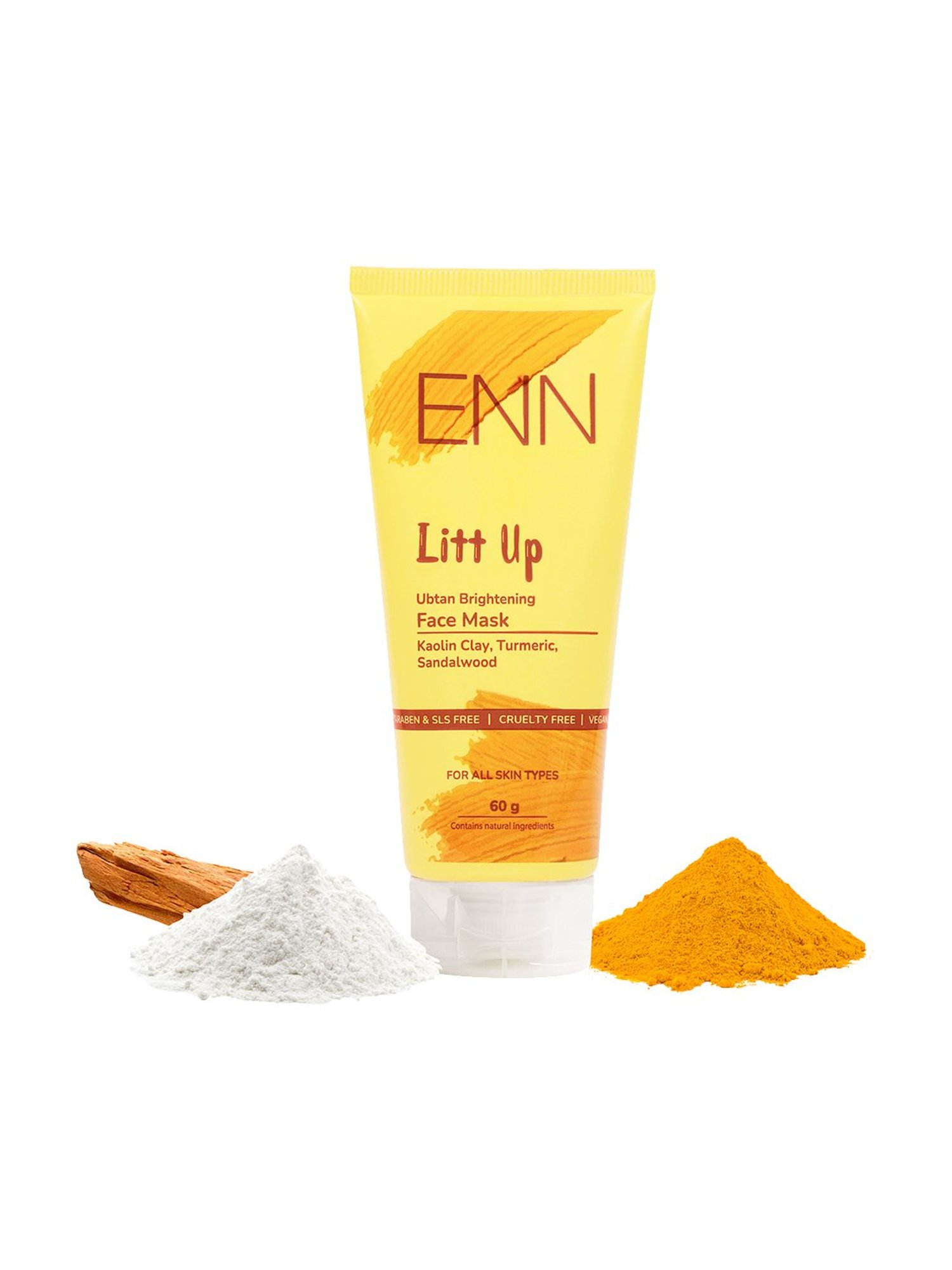ENN Litt Up Ubtan Brightening Face Mask & Face Serum