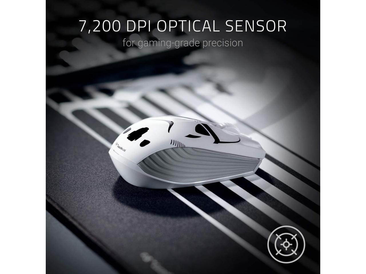 Razer Atheris Ambidextrous Wireless Mouse&BlackWidow Lite Mechanical Tenkeyless Keyboard - Stormtrooper Limited Edition