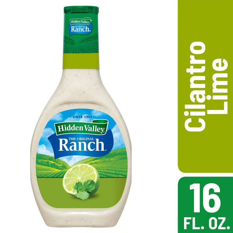 Hidden Valley Cilantro Lime Ranch Salad Dressing - 16fl oz