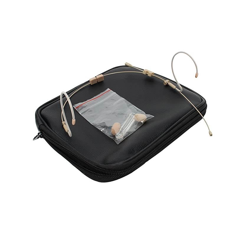 HS-12-SN-TAN OSP Dual Earset Microphone with Cable for Sennheiser