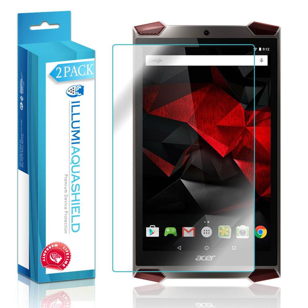 Acer Predator 8 Screen Protector (2-Pack), ILLUMI AquaShield Full Coverage Screen Protector for Acer Predator 8 HD Clear Anti-Bubble Film - Lifetime Warranty