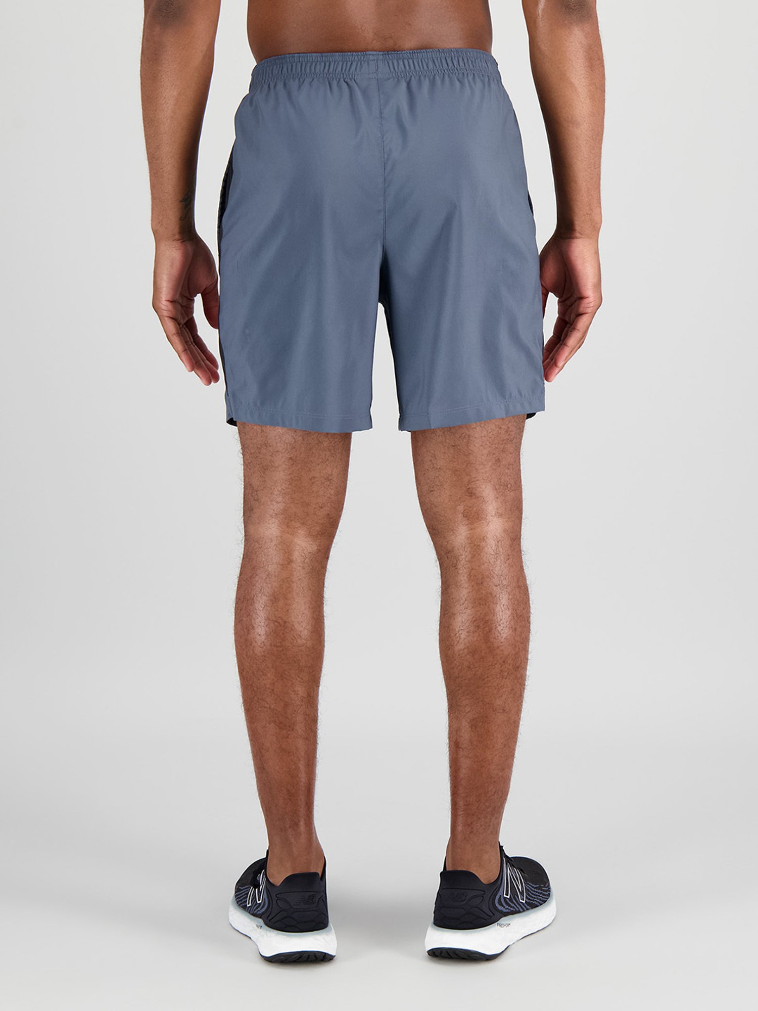 Adidas White Regular Fit Striped Sports Shorts