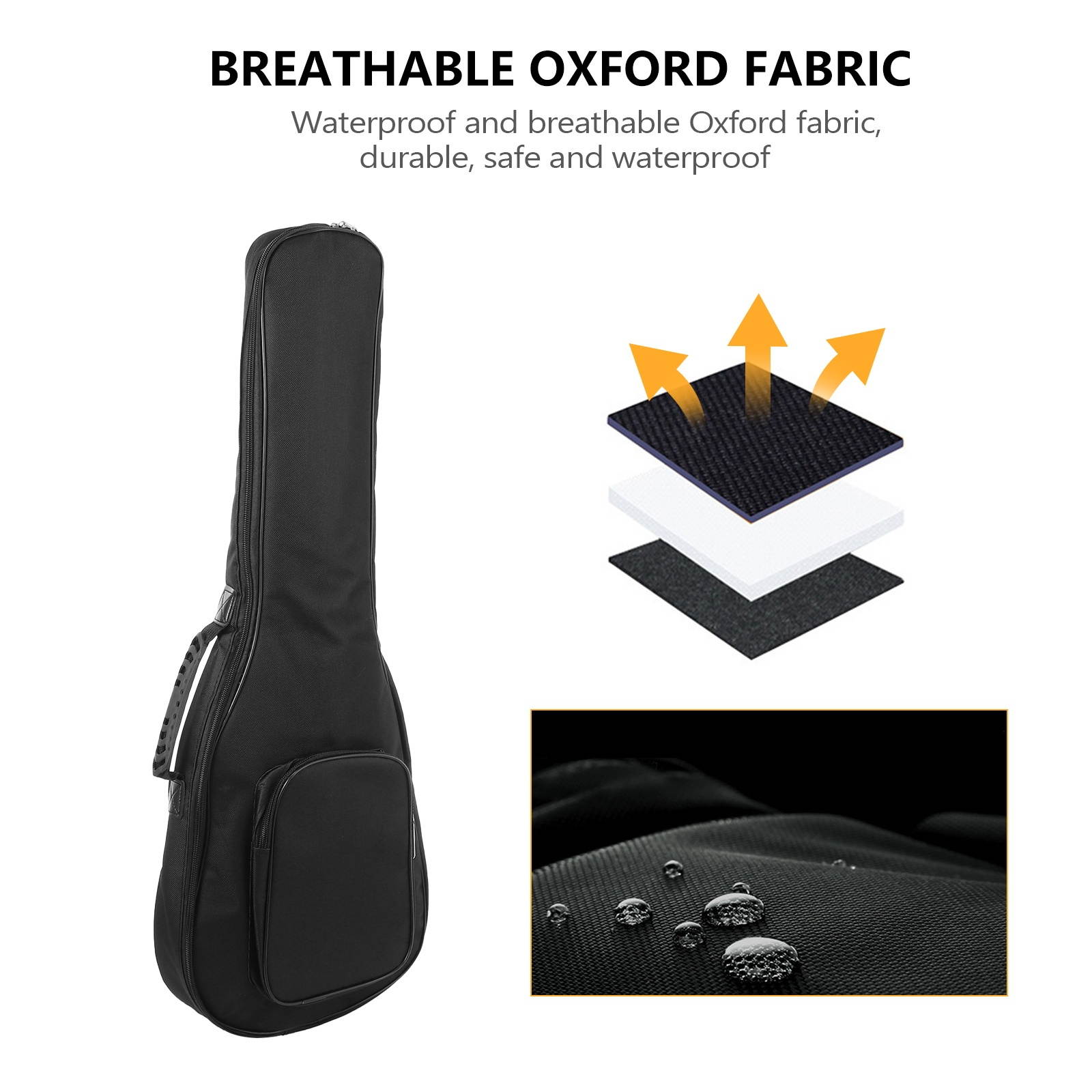 1pc Practical Ukulele Thicken Bag Durable Ukulele Backpack Portable Guitar Bag