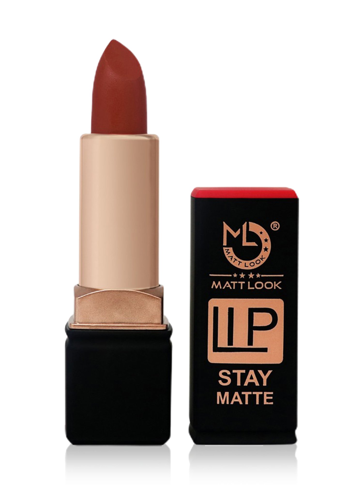 Matt Look Lip Stay Matte Lipstick 11 Caramel - 3.5 gm