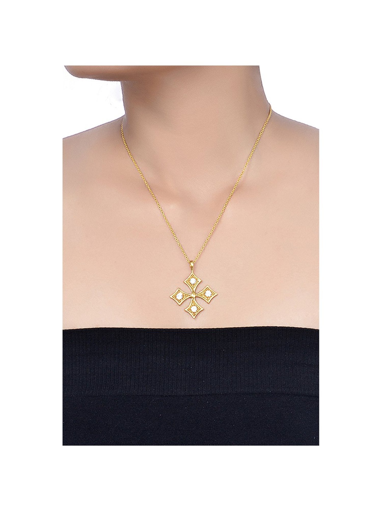 Bold By Priyaasi Men's Stylish Silver-Plated Dumbbell Pendant on a Trendy Chain