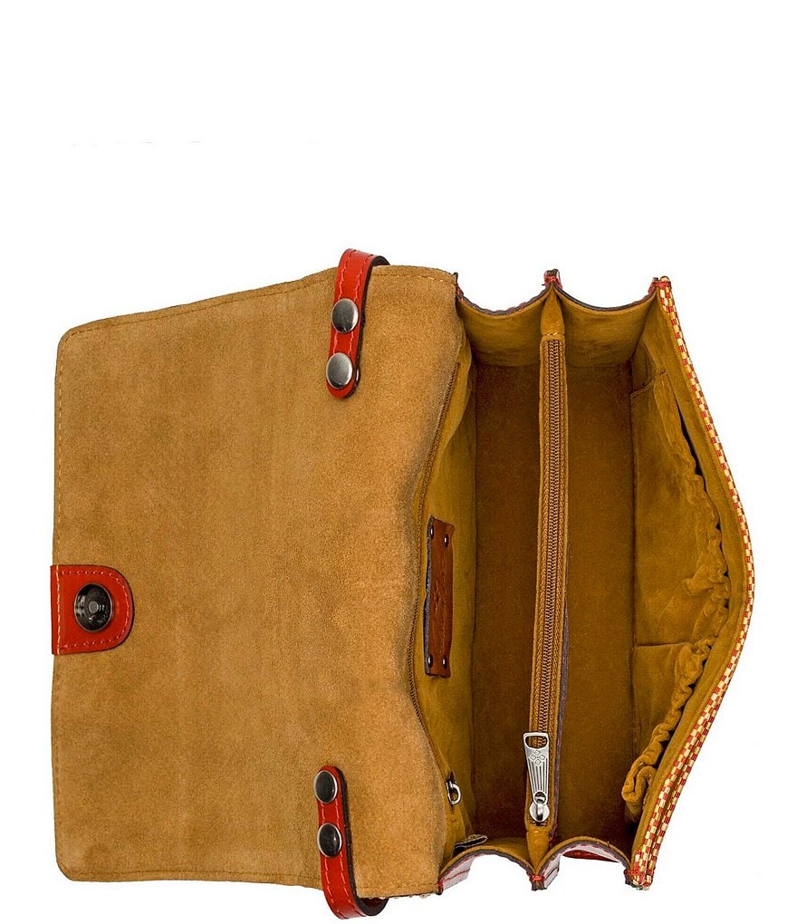 Patricia Nash Seasonal Collection Muzzari Straw Organizer Crossbody Bag