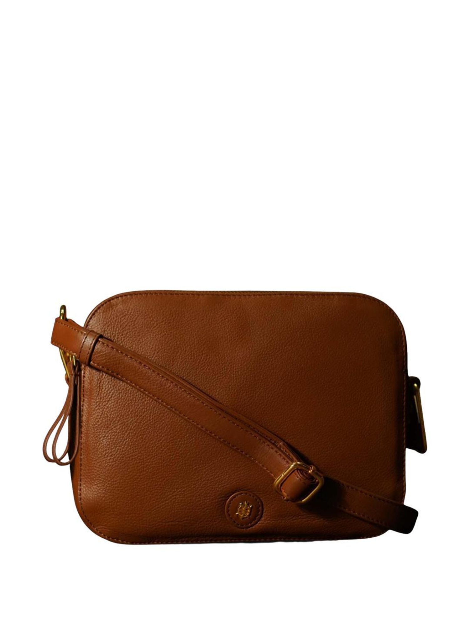 Tortoise Go Everywhere Ellena Tan Solid Medium Cross Body Bag