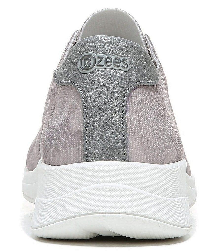 Bzees Premium Golden Knit Washable Slip-On Sneakers