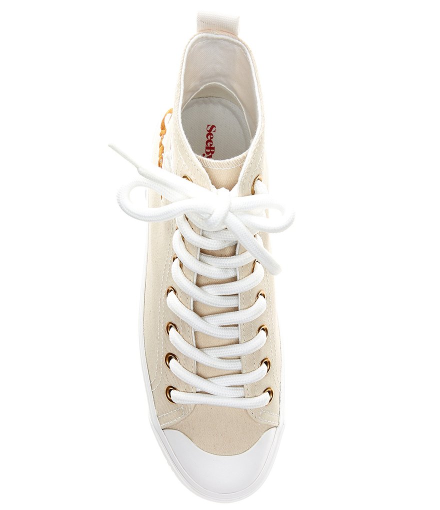 See by Chloe Aryana Signature Logo High Top Sneakers