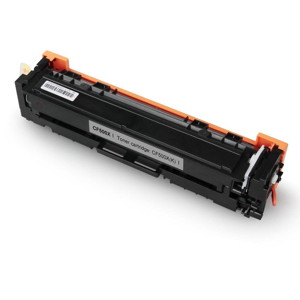 1PK Replacement for HP 202A CF500A Black Toner Cartridge for use with HP M254, MFP M280, MFP M281, High Yield