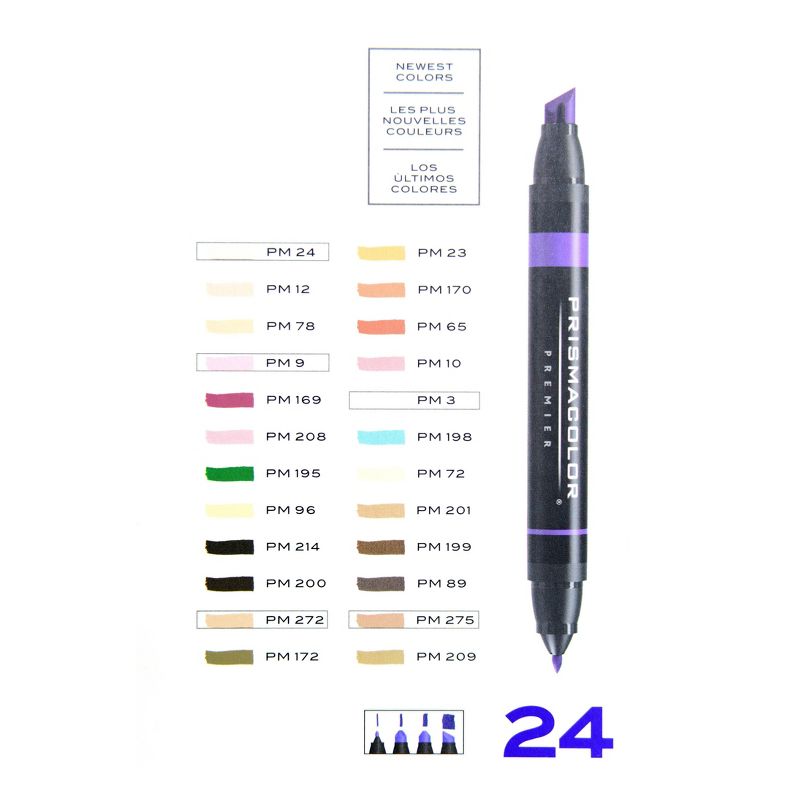 Prismacolor 24ct Art Markers Portrait Colors