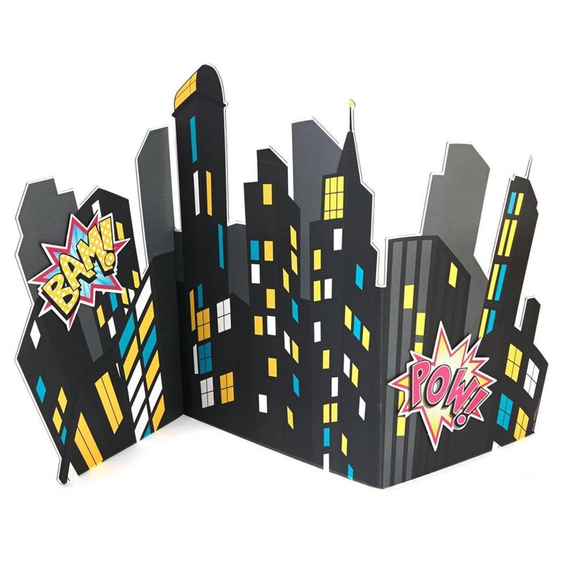 Superhero Girl City Scape