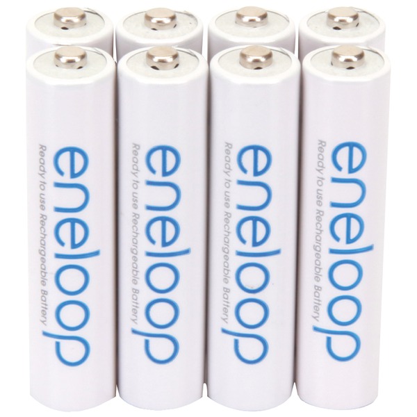 eneloop(R) Rechargeable Batteries, AAA (8 Pack)