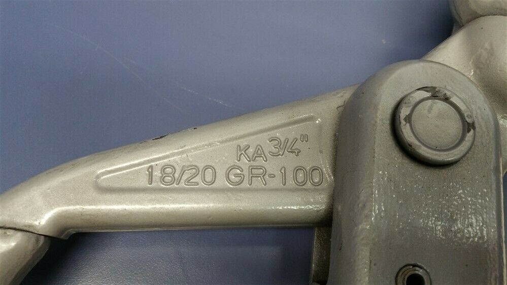 Crosby 3/4" S-1326 Shur-Loc Grade-100 Self-Closing Swivel Hook 35300 lbs 1004349