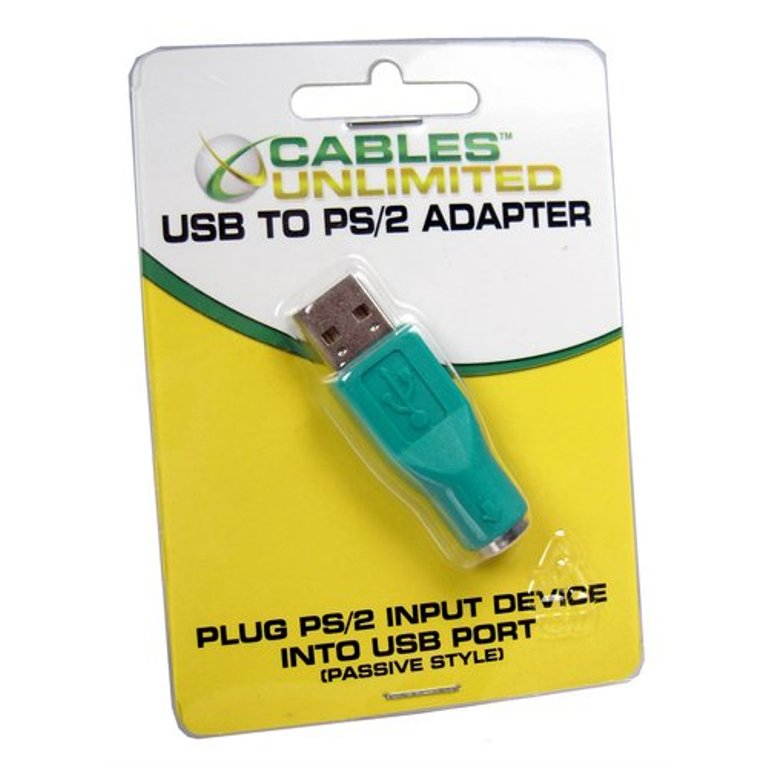 Cables Unlimted ADP5210 PS/2 Mice and Keyboards To USB Port Adapter