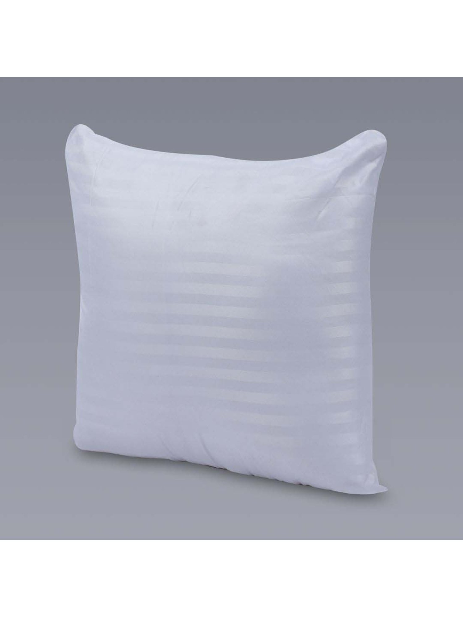 MFD HOME Furnishing White Microfibre Cushions - Set of 2