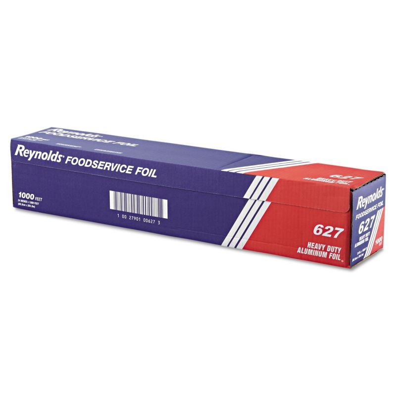 Reynolds 627 Heavy Duty Aluminum Foil Roll, 24 Inch X 1000 Ft, Silver