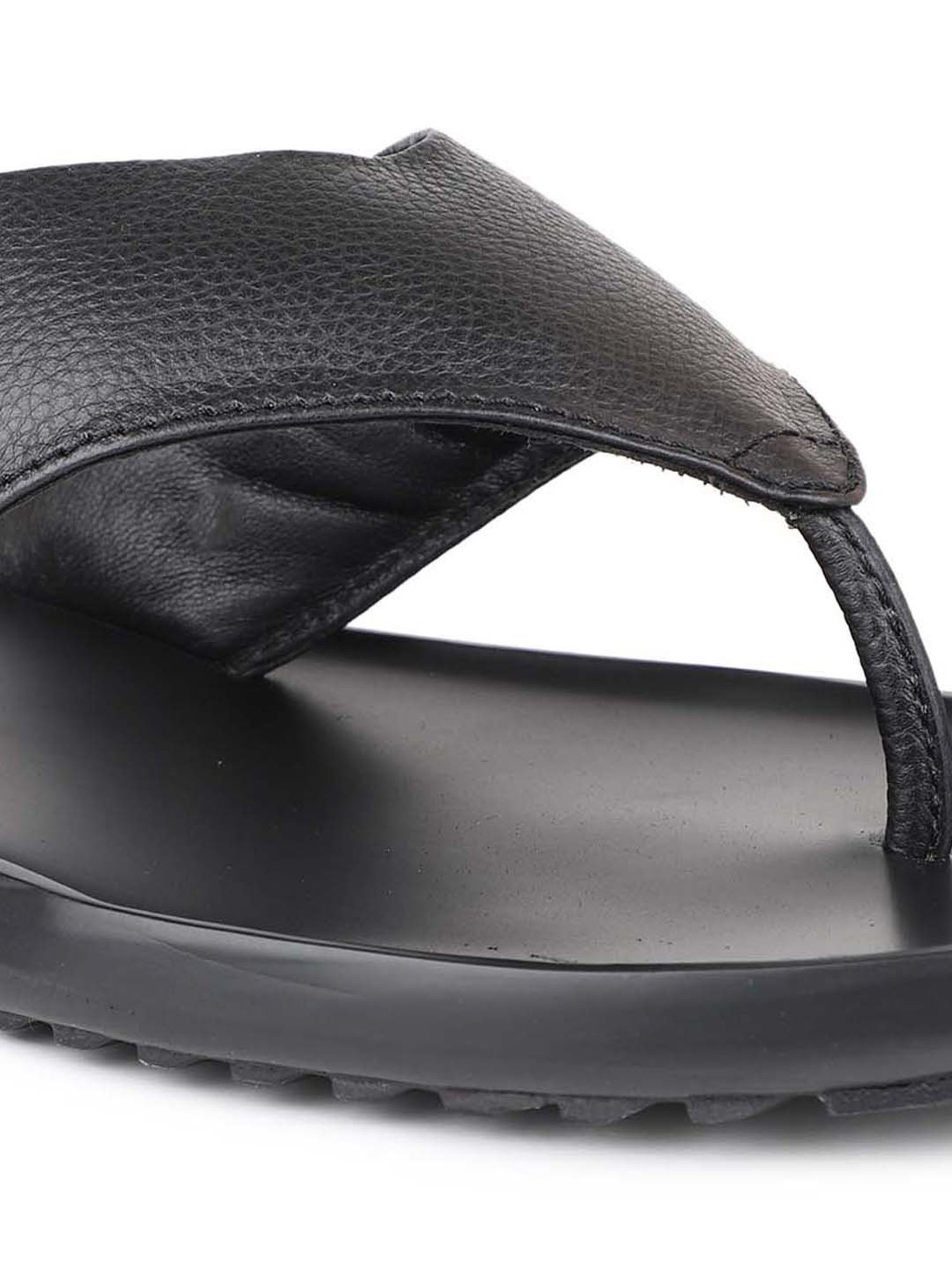 Atesber by Inc.5 Men's Black Thong Sandals