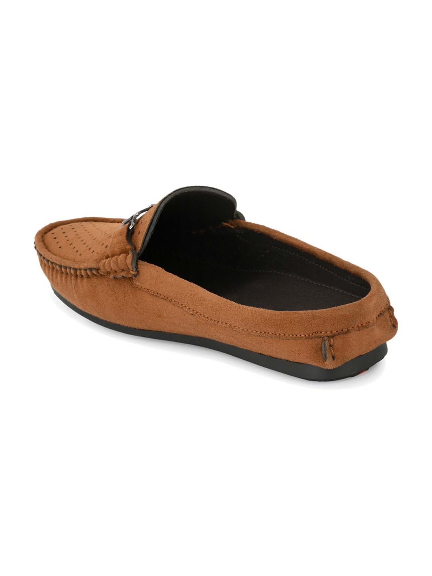 El Paso Men's Tan Mule Shoes