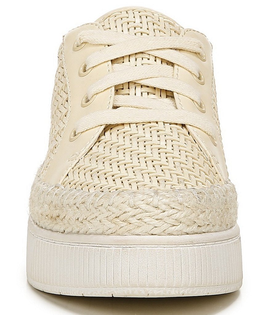 Franco Sarto Hyria Woven Lace-Up Platform Sneakers