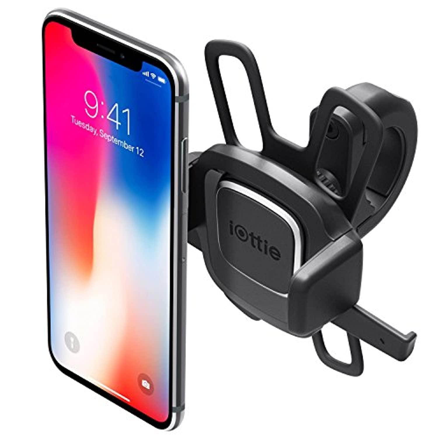 iottie easy one touch 4 bike phone mount holder || bicycle & motorcycle handlebar cradle | iphone xs max r 8 plus 7 6s se samsu