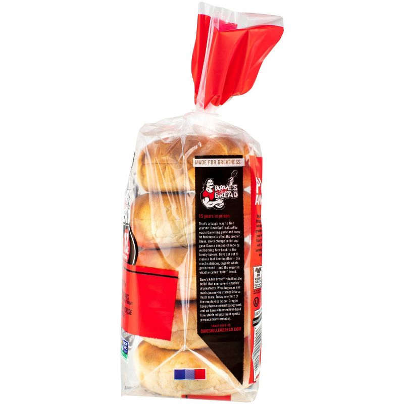 Dave's Killer Bread Plain Awesome Organic Bagels - 16.75oz