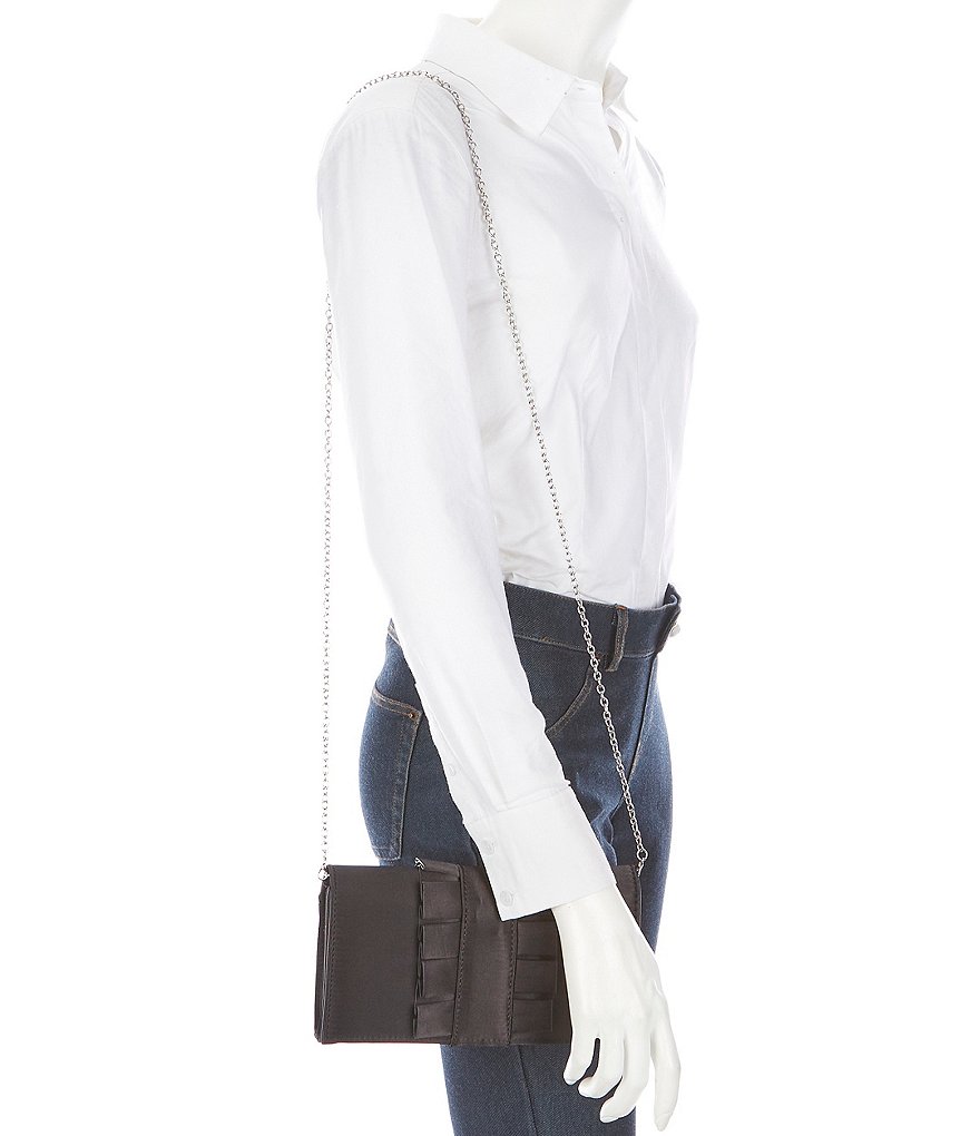 Kate Landry Ruffle Clutch Bag