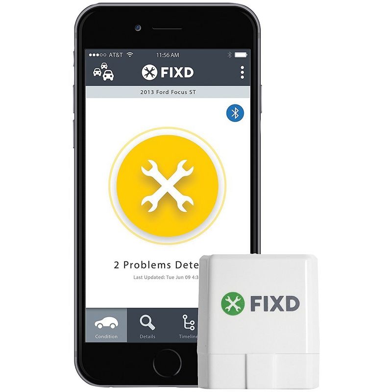 FIXD Vehicle Health Monitor - White