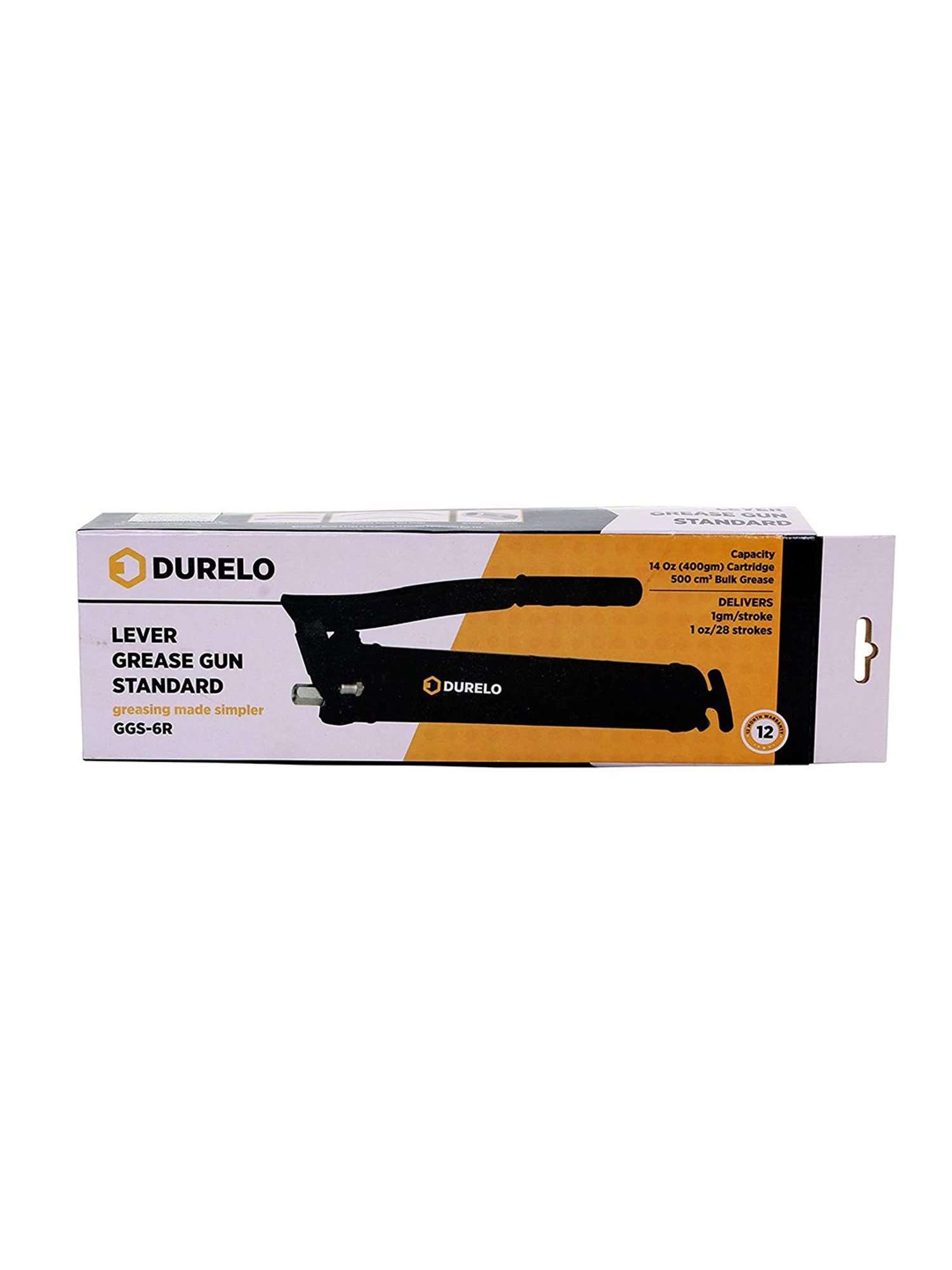 DURELO GGS-6R Lever Grease Gun (Black)