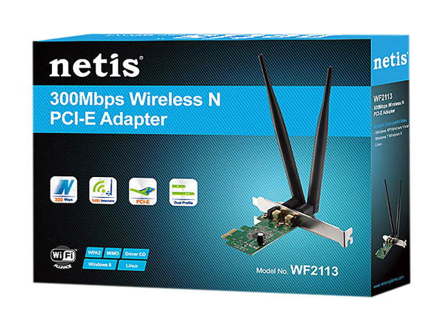 NETIS WF2113 PCI Express Wireless-N Adapter