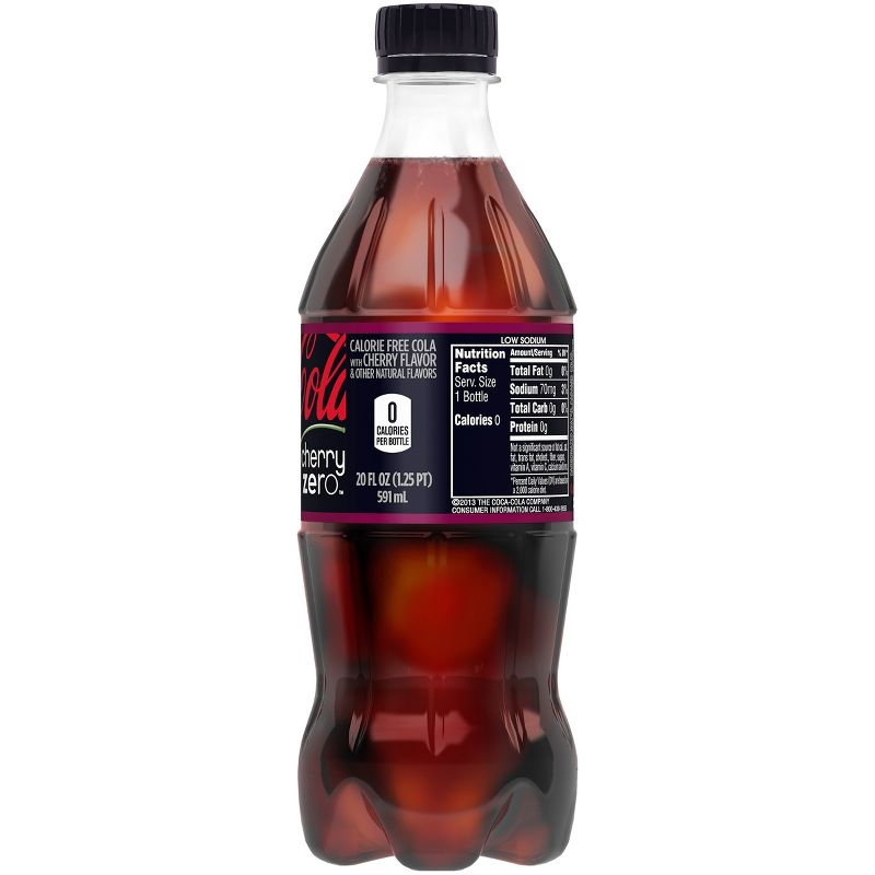 Coca-Cola Zero Cherry - 20 fl oz Bottle