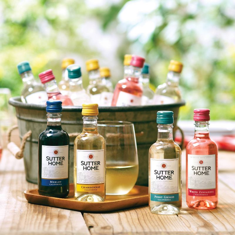 Sutter Home Pinot Grigio White Wine - 4pk/187ml Bottles