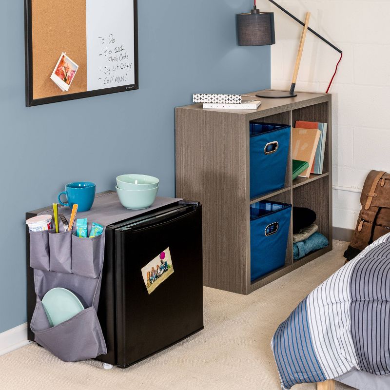 Honey-Can-Do Mini Fridge Caddy Gray