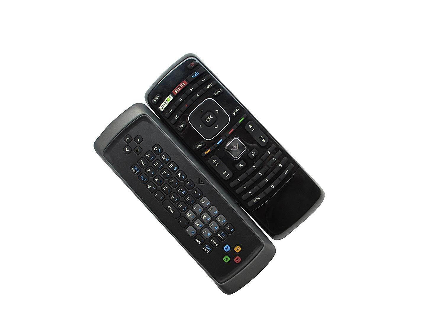 HCDZ Replacement Remote Control with Amazon Netflix Vudu Buttons Keyboard for Vizio E420I E390i-B1 M550SV XRT303 M601DA3 LCD Plasma LED HDTV TV