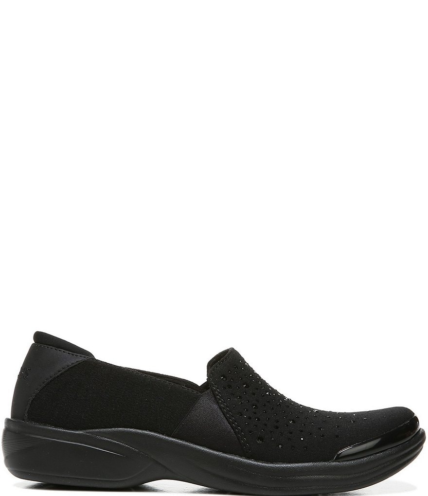 Bzees Poppyseed Rhinestone Slip-On Mesh Washable Shoes