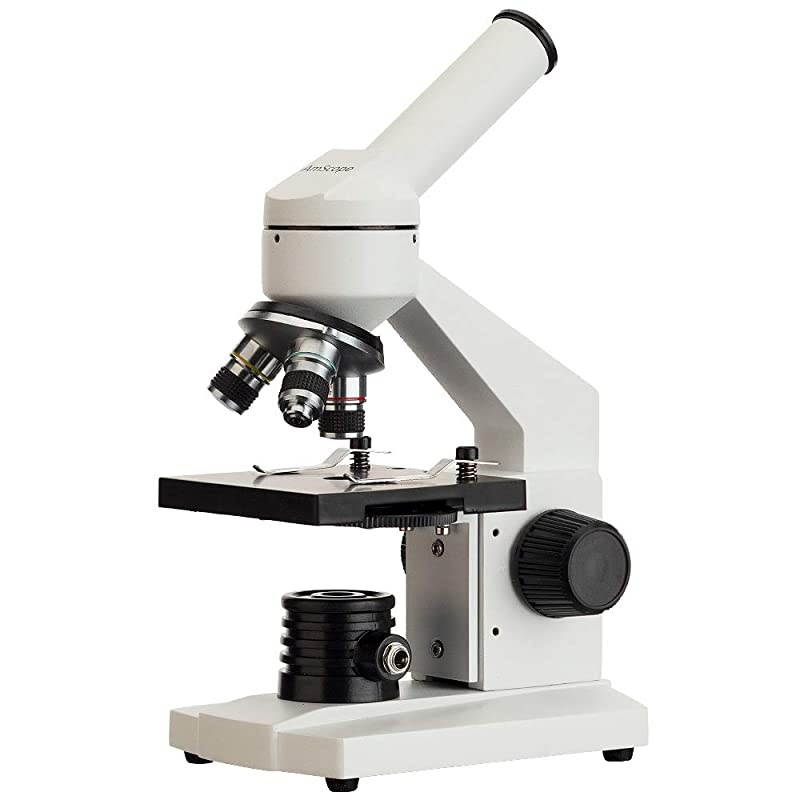 40X1000X Biological Compound Microscope with Prepared and Blank Slides for Student and Kids