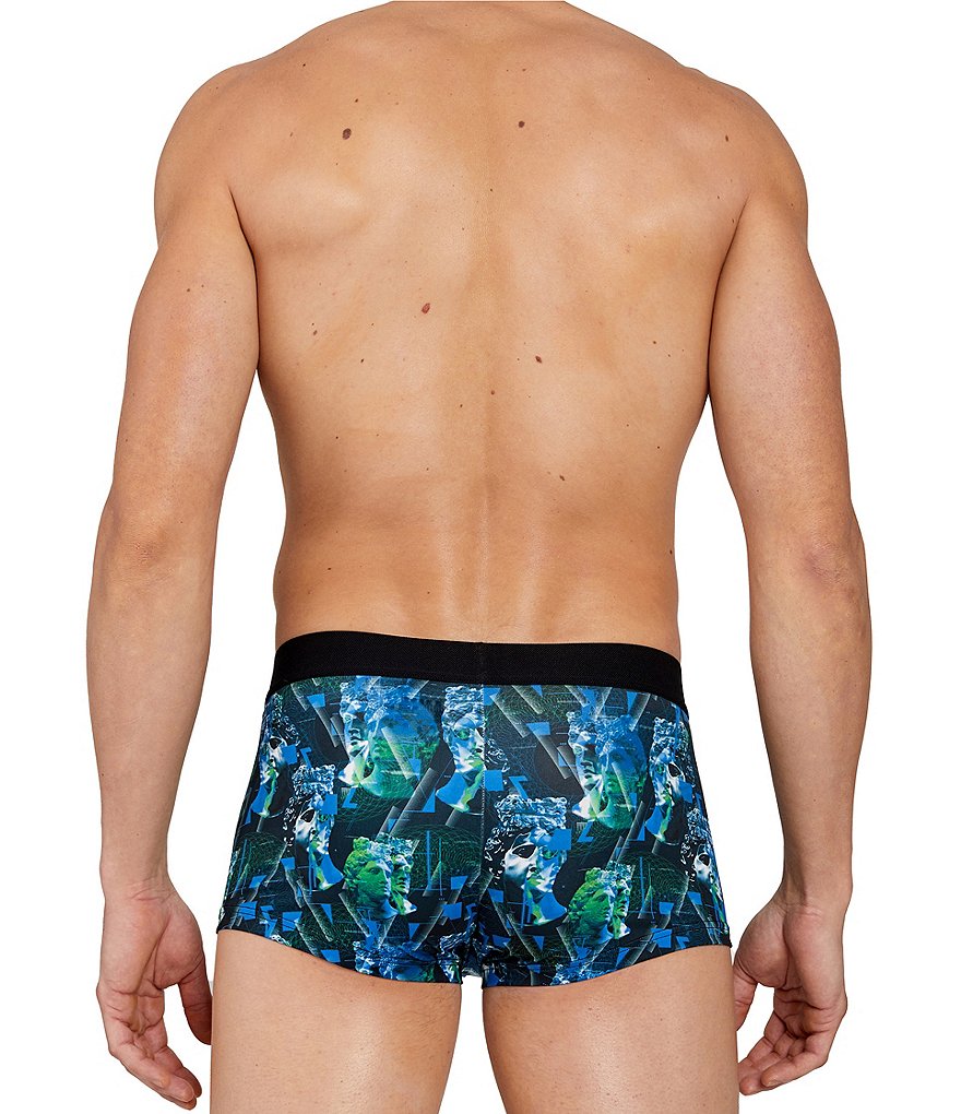 Papi Statue Print Trunks