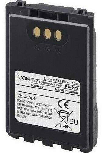 ICOM BP272 Hi Capacity Li-Ion Battery, 1880mAh, for ID-31A and ID-51A