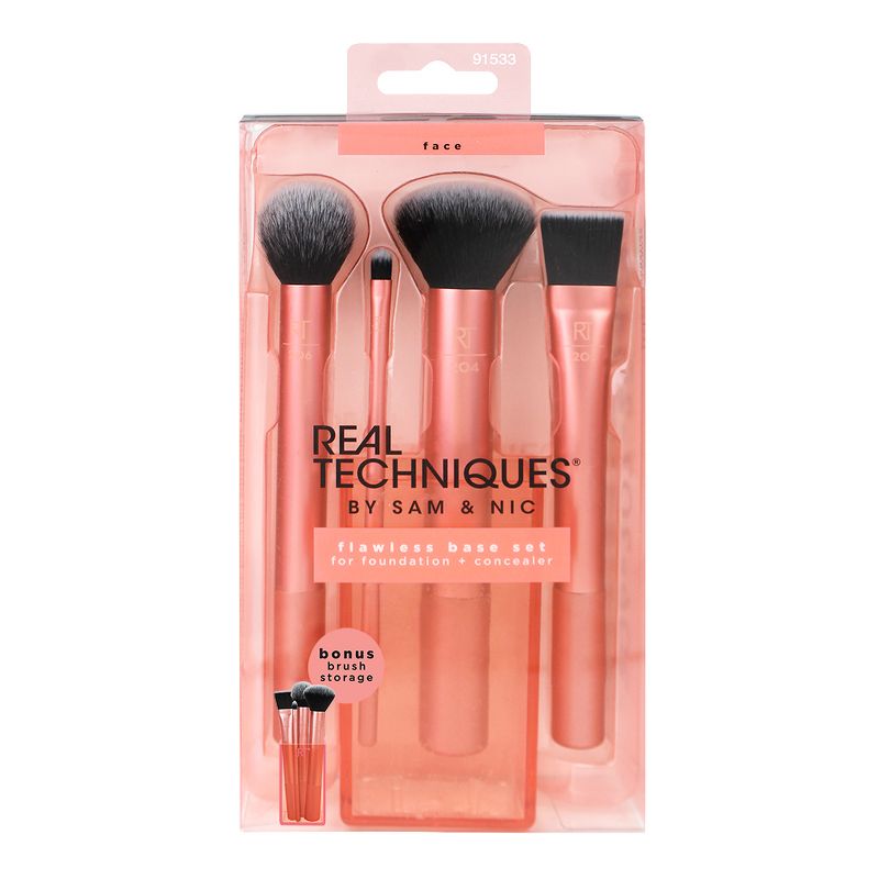 Real Techniques Flawless Base Brush Set - 5pc
