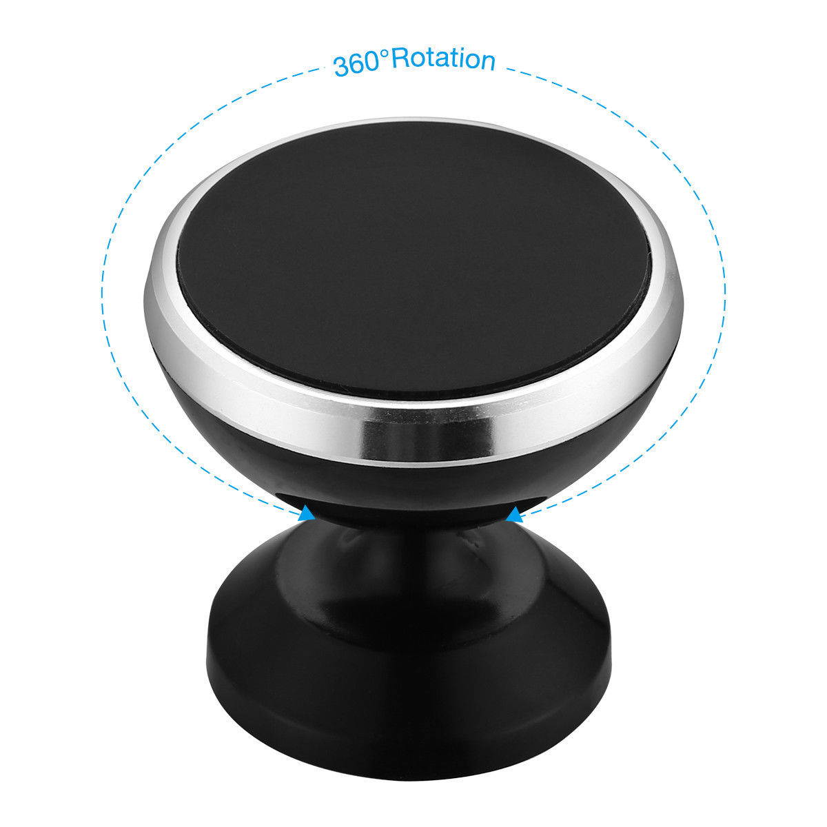Universal 360&deg; Magnetic Car Mount Cell Phone Holder Stand For iPhone Samsung GPS
