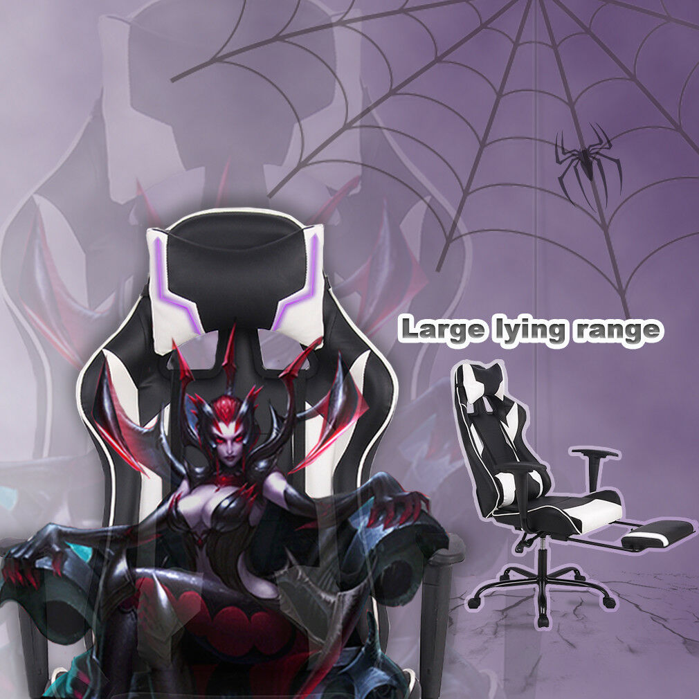 Office Chair Gaming Chair Recliner Racing High-back Swivel Task Desk Chair 468