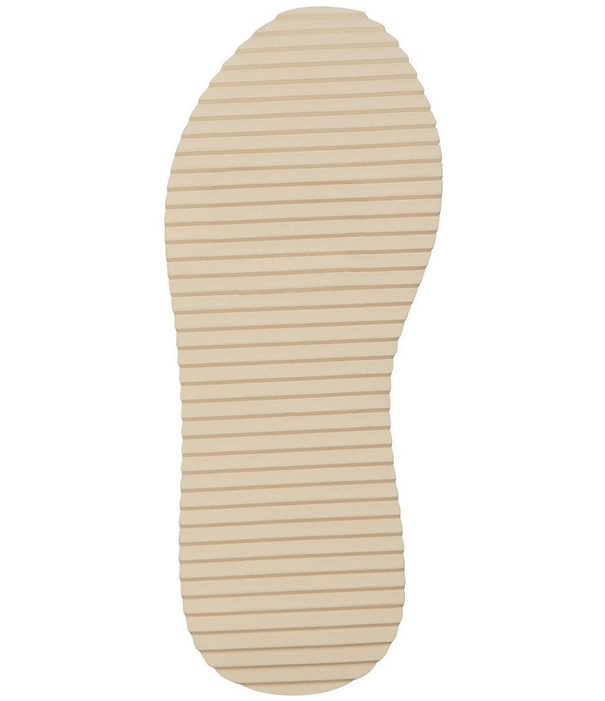 DKNY Orza Metallic Leather Peep Toe Slip-Ons