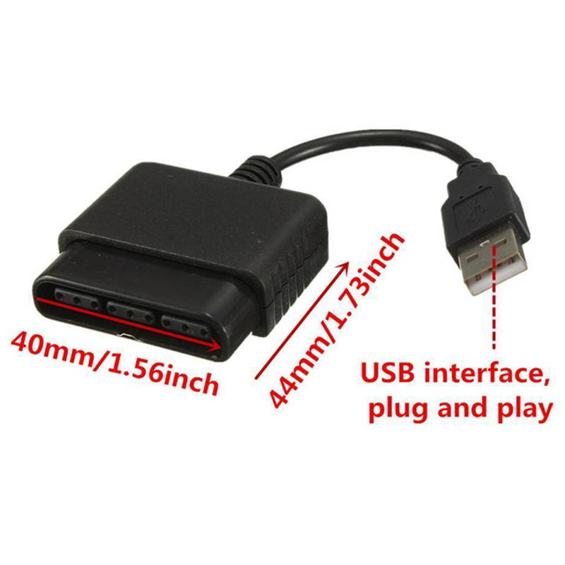PS2 To PS3 PC Game Controller Adapter Converter For PlayStation 2 3 PC