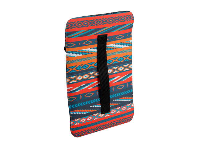 Neoprene Protective Sleeve Case for Wacom Drawing Pen Pads and 10" Tablets by USA Gear - w/ Zipper Pocket & Carrying Handle - Fits Intuos Draw, Art, Photo, 3D, Comic, Bamboo, Pen and Touch (Striped)