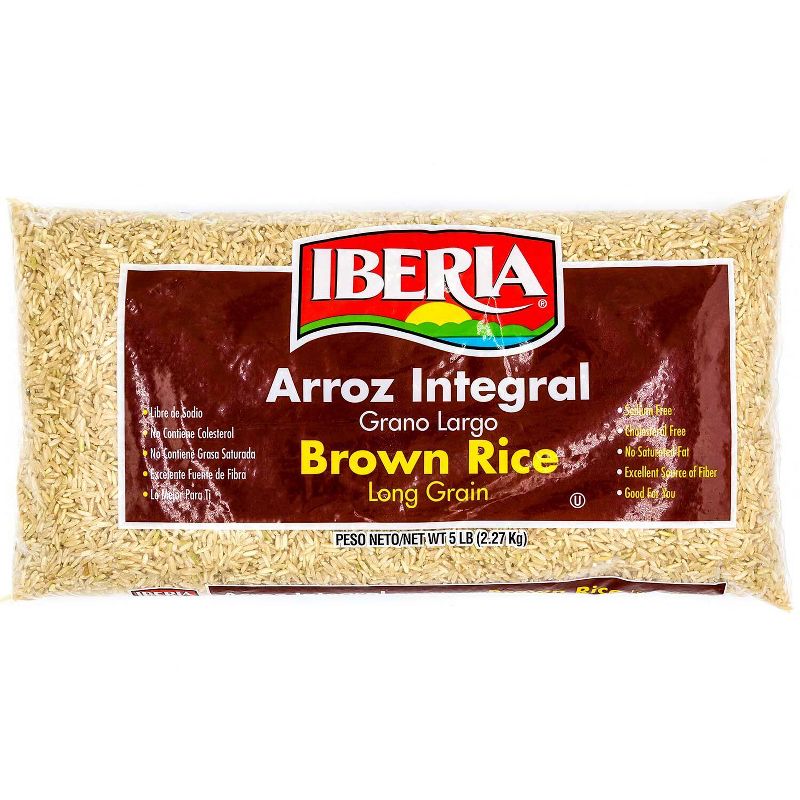 Iberia Brown Rice Long Grain Bag - 5lbs